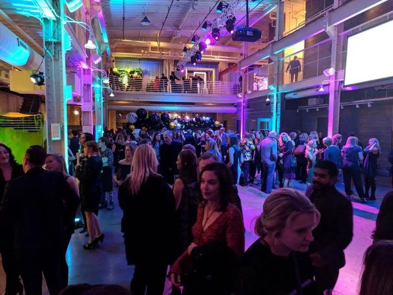 interior designers at photobooth design event