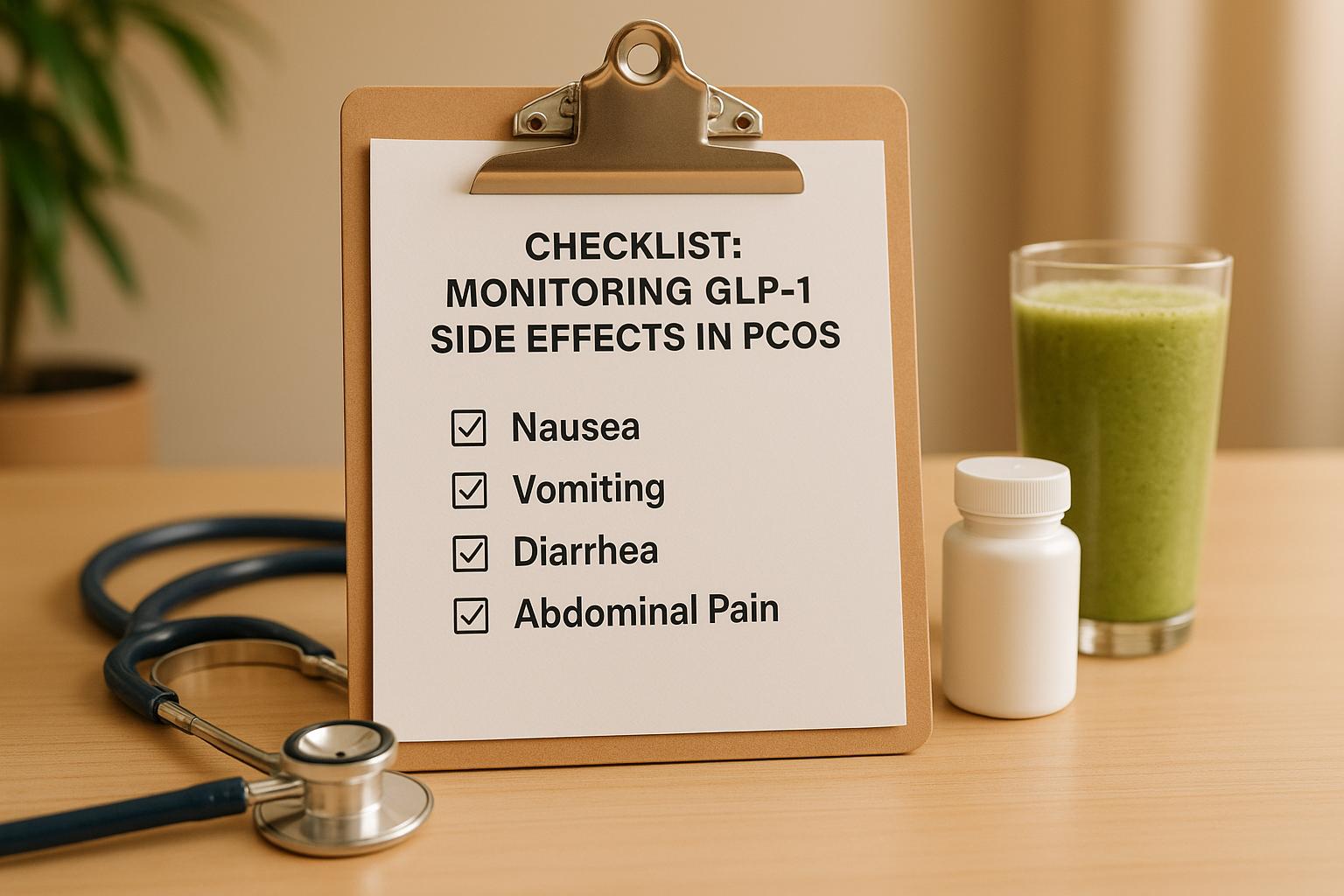 Checklist: Monitoring GLP-1 Side Effects in PCOS
