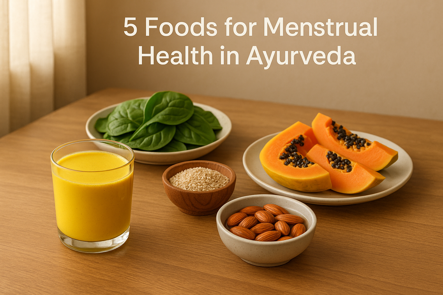 5 Foods for Menstrual Health in Ayurveda