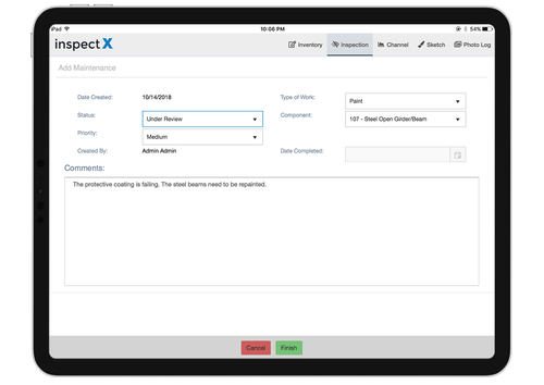 Bridge Inspection Software | Revolutionize with inspectX by AssetIntel
