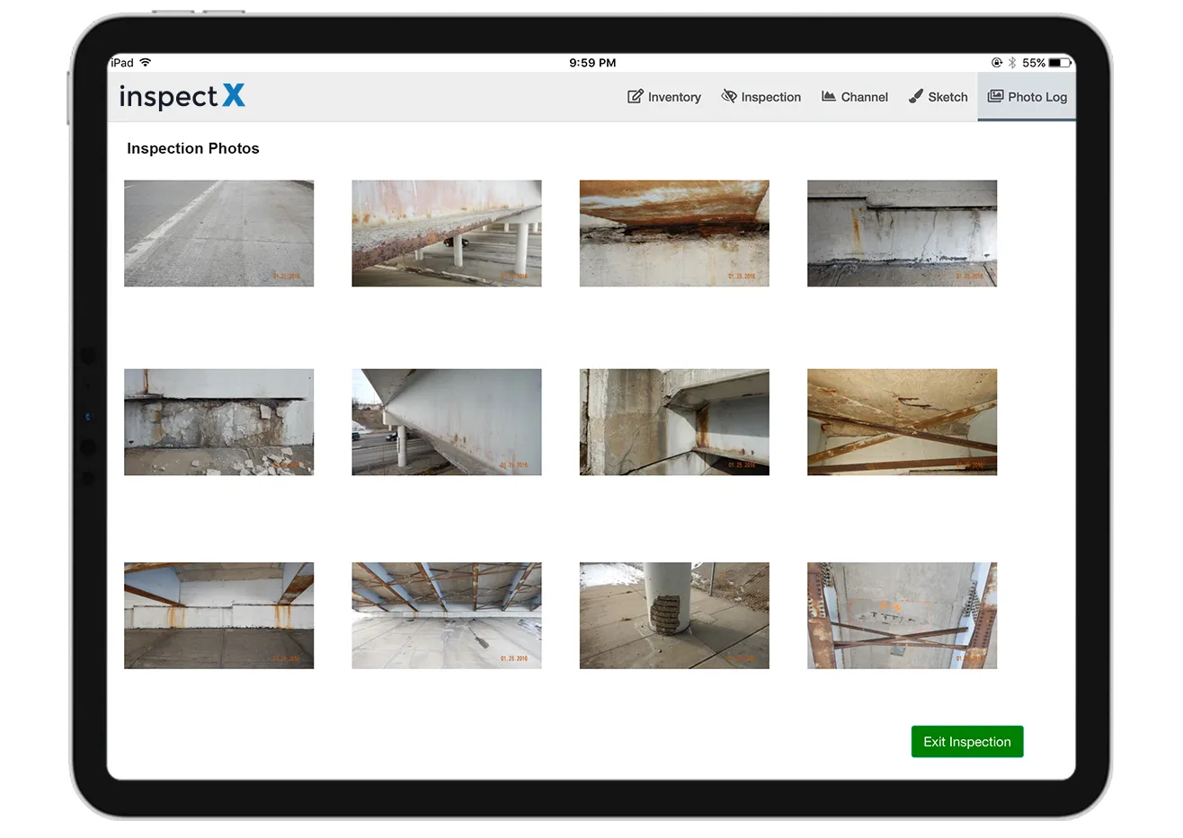inspectX Inspection Photos