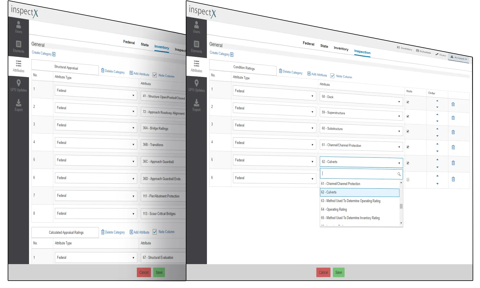inspectX Customizable Forms