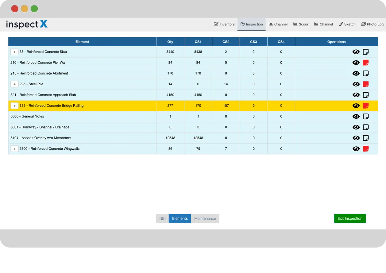 inspectX electronic review