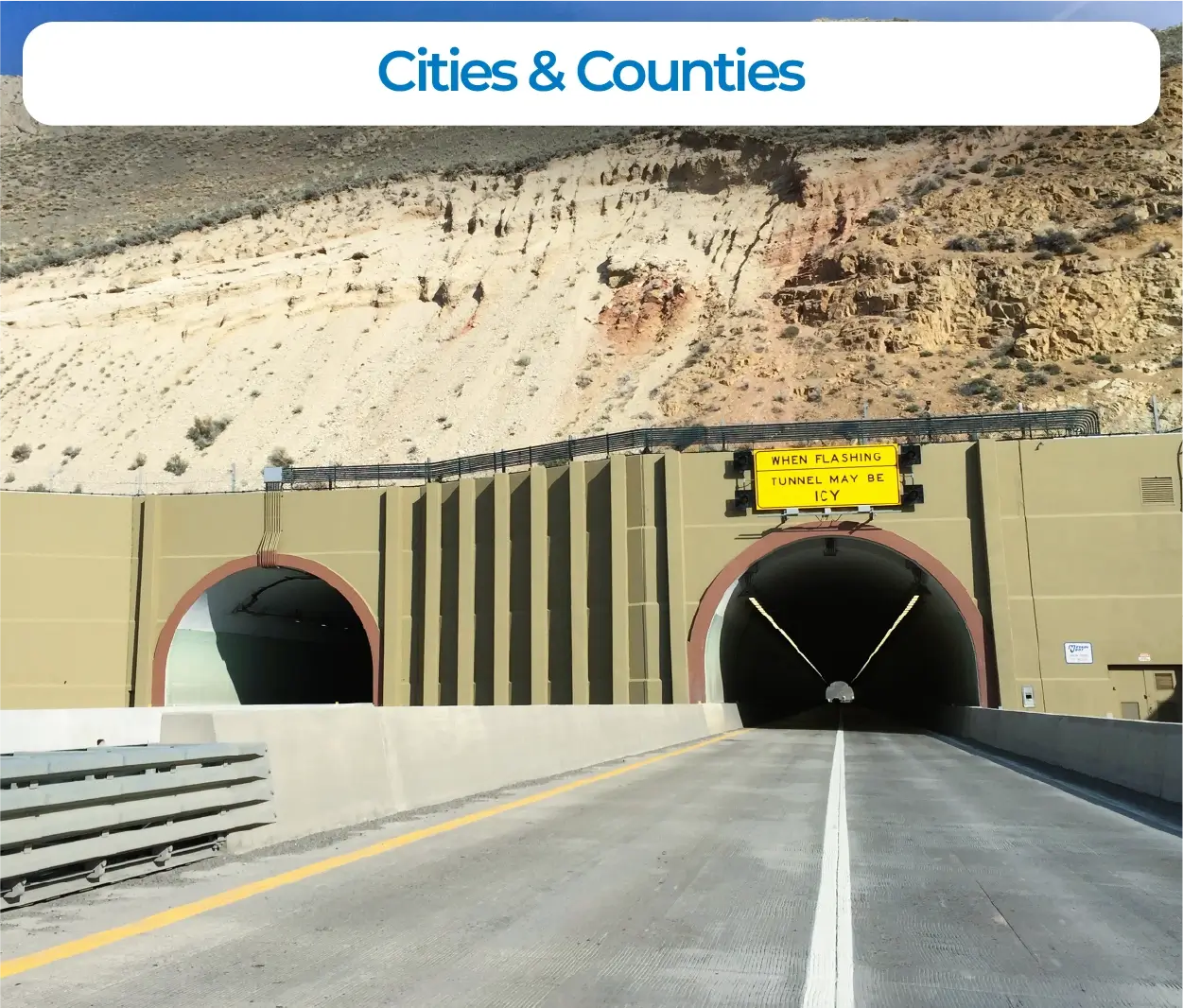 Carlin Tunnel on Interstate 80, Nevada