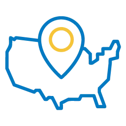 Blue and yellow icon of a document with text lines and a floppy disk symbol representing saving.