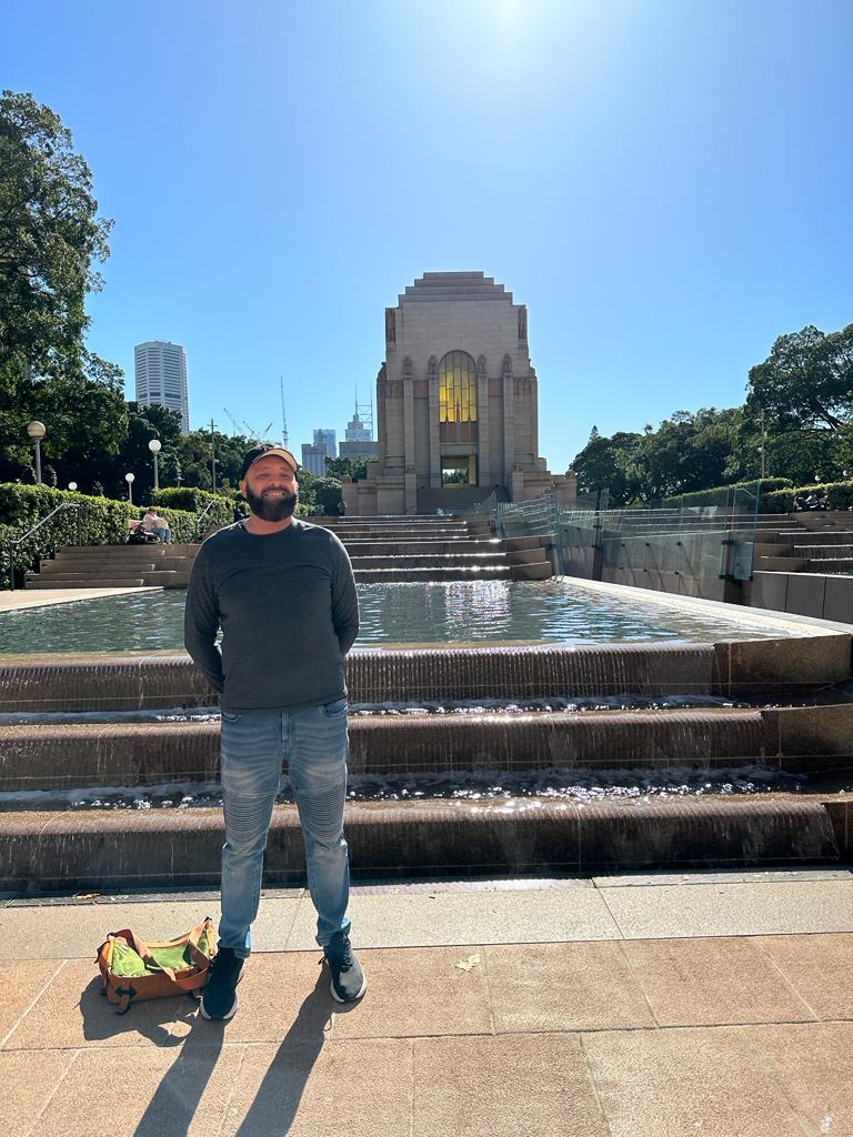 Able to Thrive participant out and about in the Sydney community