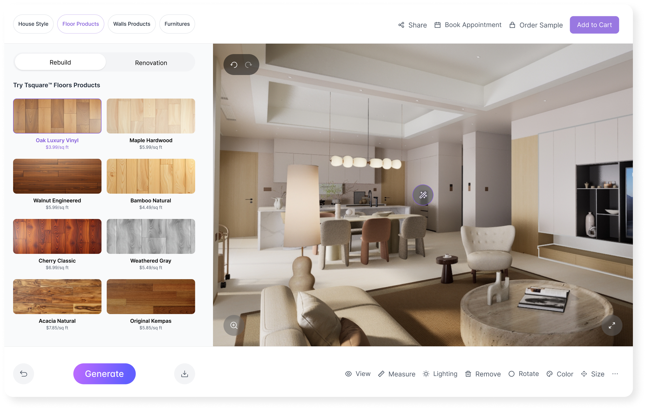 Dashboard mockup