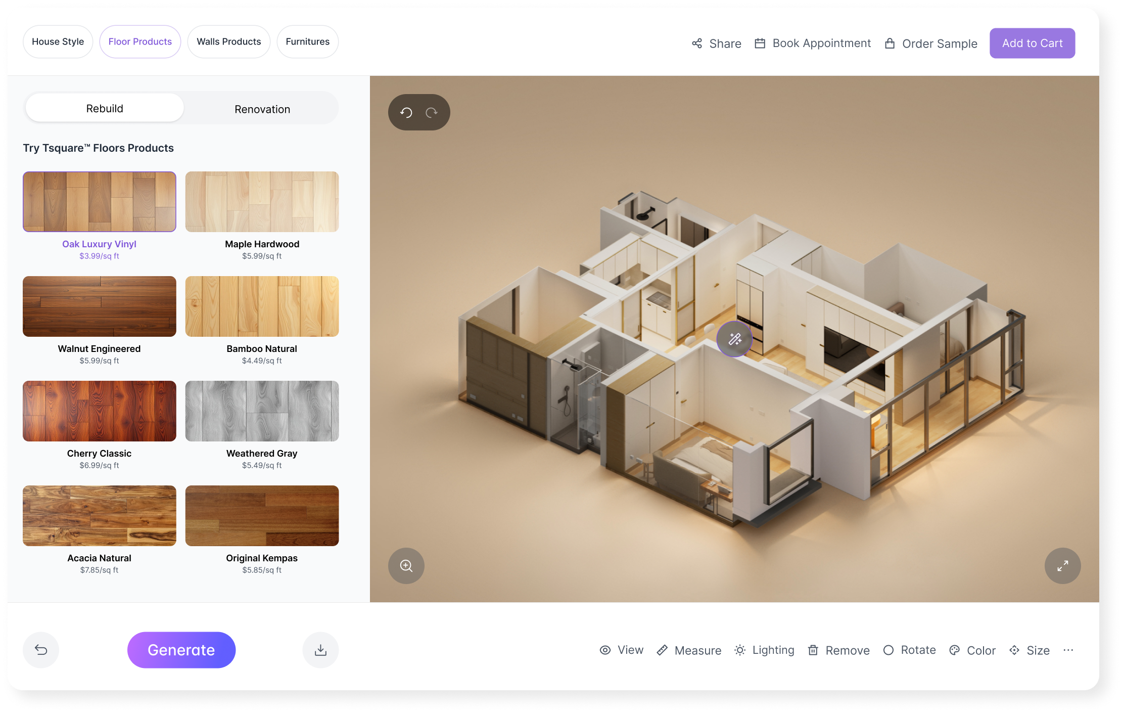 Dashboard mockup