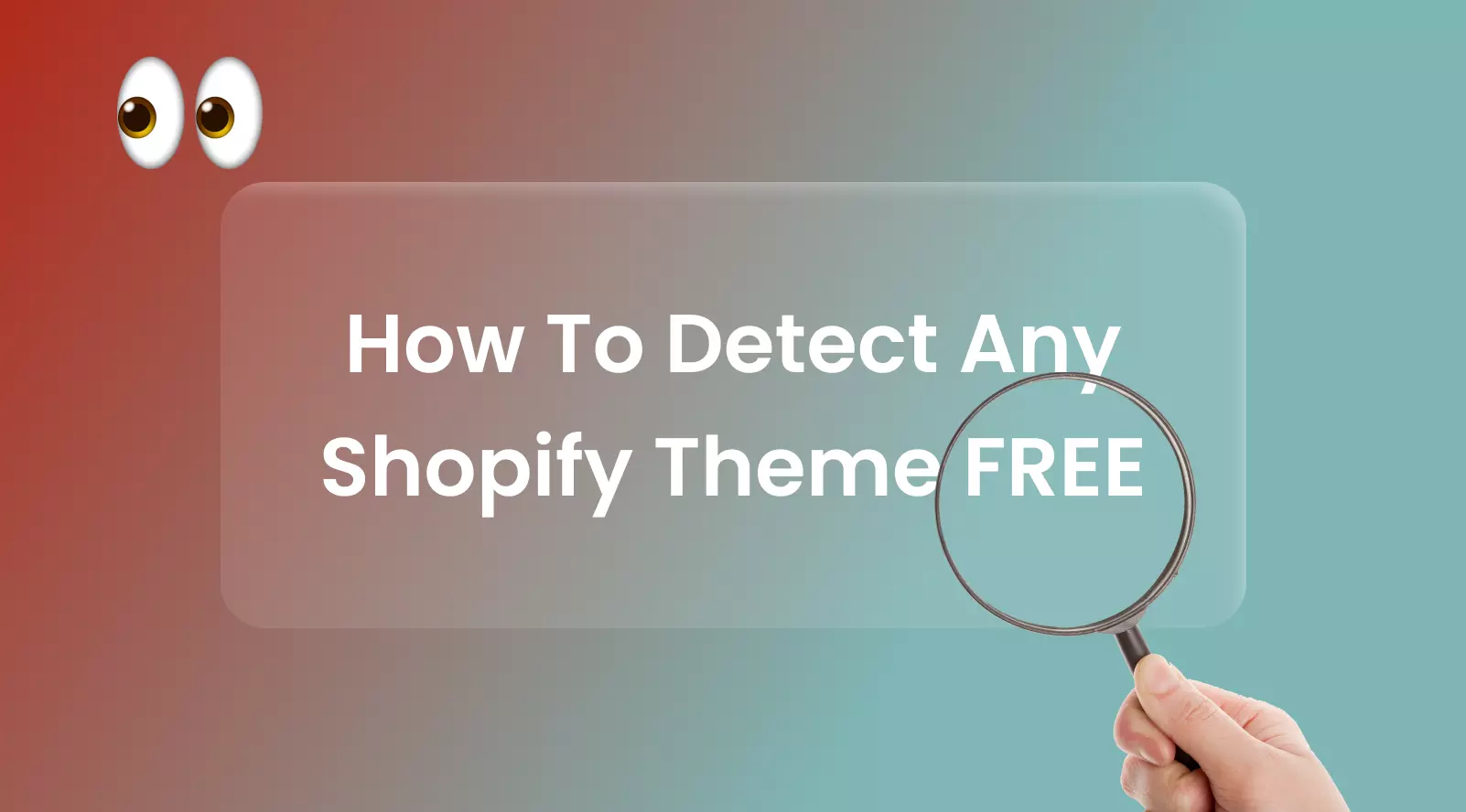 How To Detect Any Shopify Theme FREE