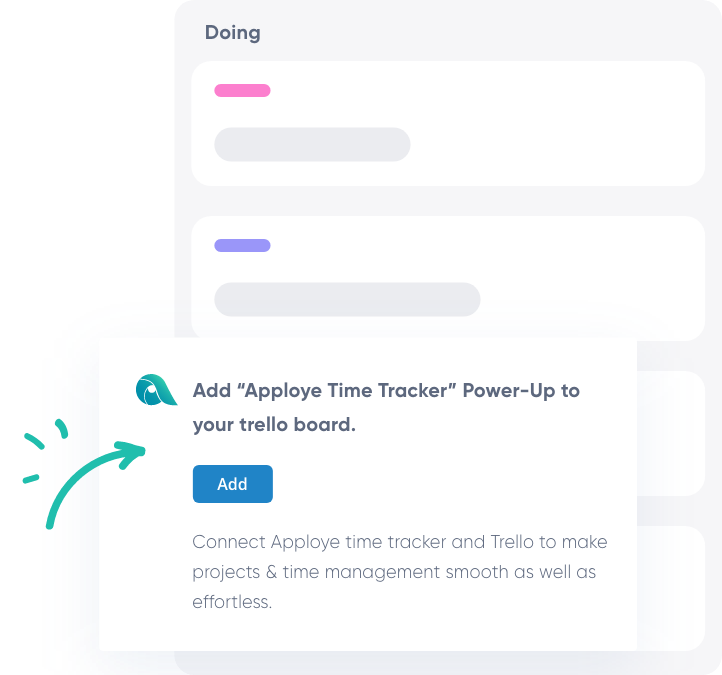 Add button for Apploye Time Tracker power-up in Trello