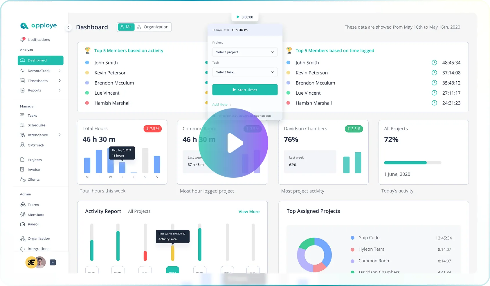 Apploye Dashboard