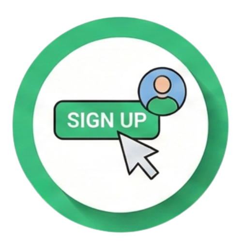Sign up icon