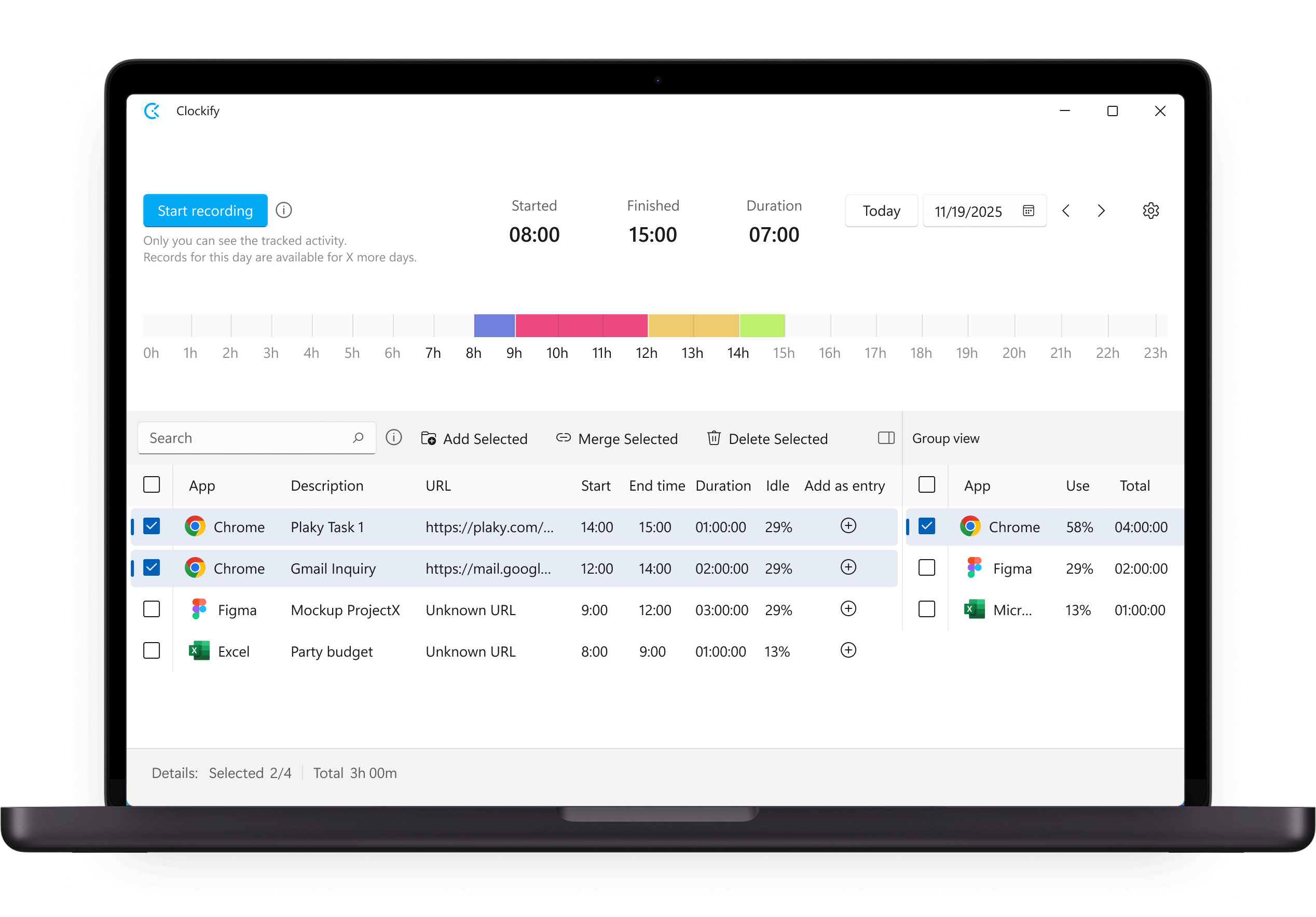 Image representing Clockify app timer