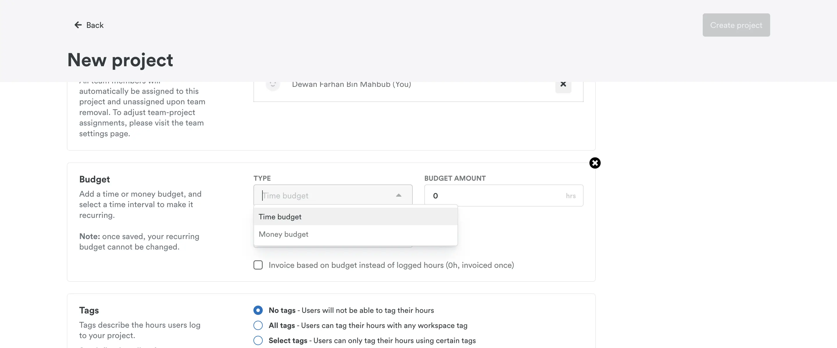  Timely’s unique dual budgeting option