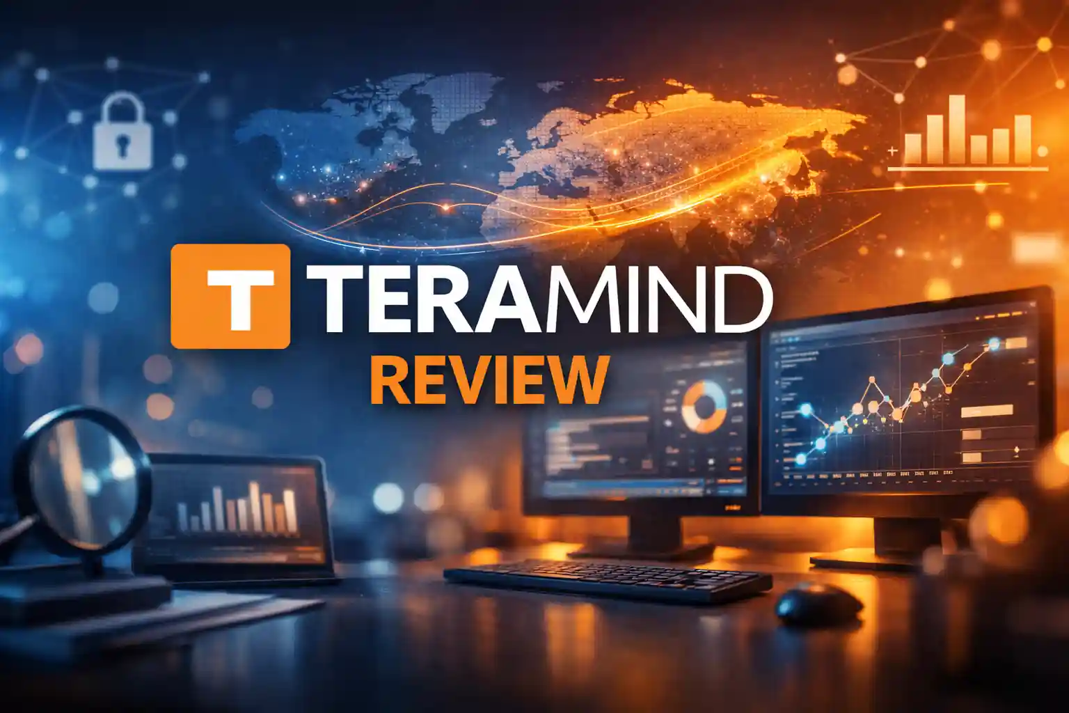 A banner showing a computer monitoring system