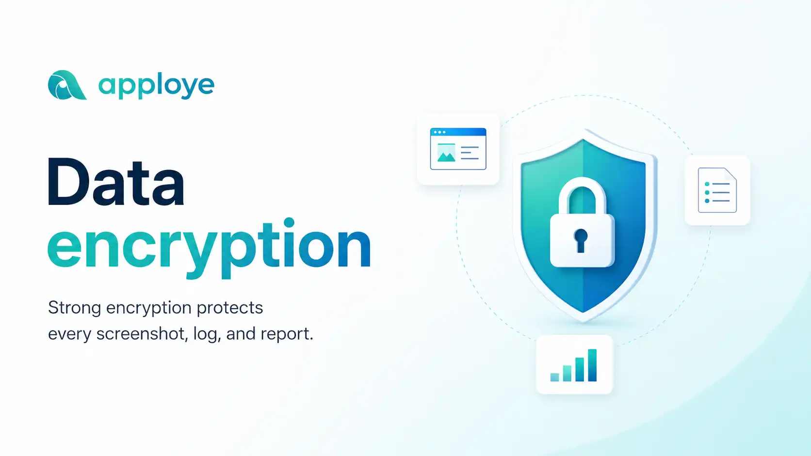 Apploye data encryption protects screenshots, logs, and reports from leaks.