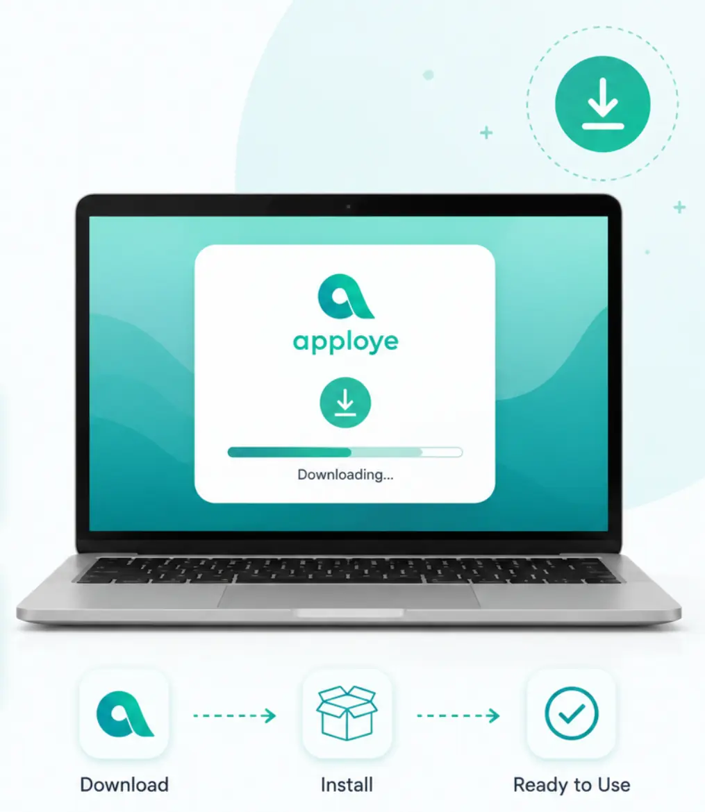 Download Apploye for MacBook with quick installer setup instructions.
