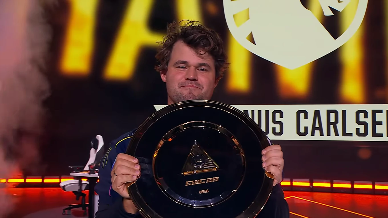 Magnus Carlsen wins at the Esports World Cup 2026