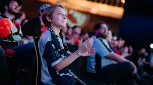 Young Team Liquid fan at an esports event.