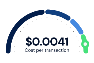 Low cost in transaction chart