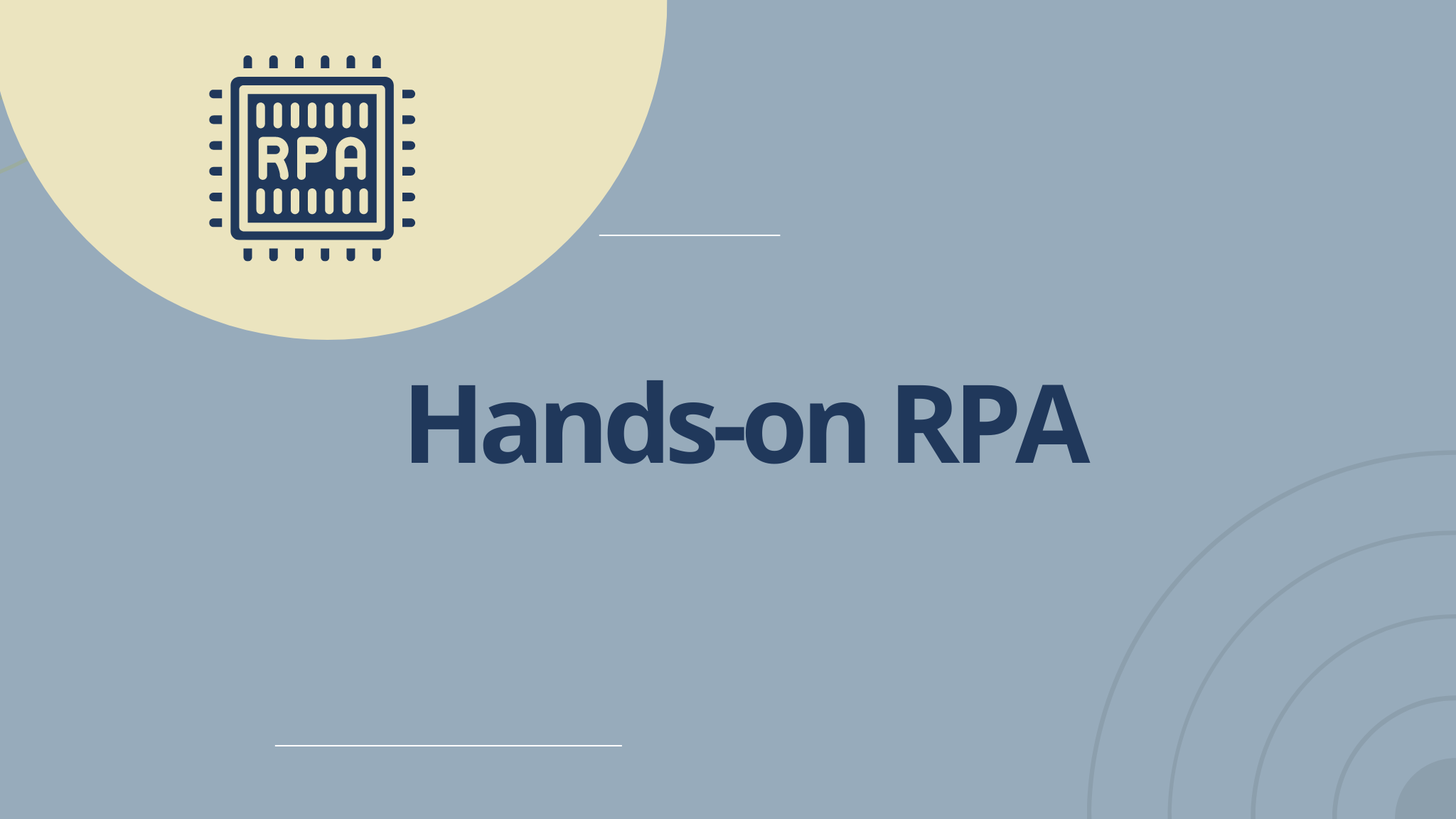 Hands-On RPA