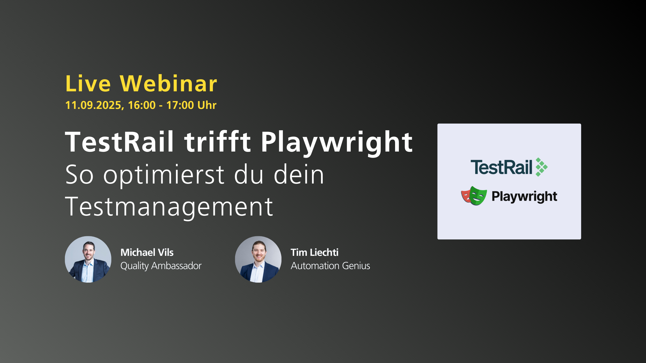 Webinar TestRail trifft Playwright: So optimierst du dein Testmanagement