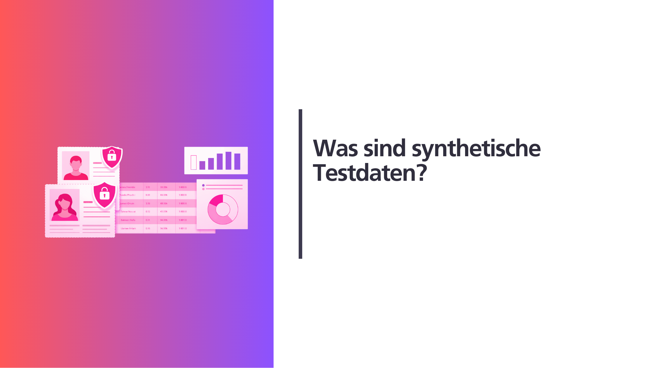 Was sind synthetische Testdaten?