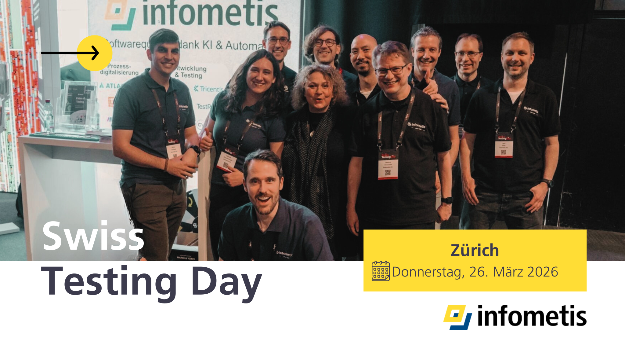 Infometis am Swiss Testing Day 2026