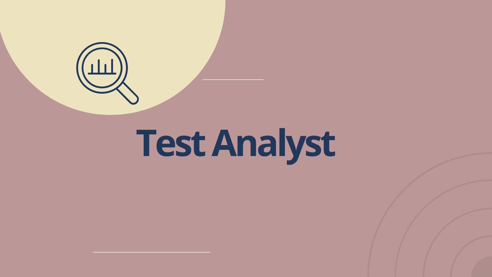 Test Analyst