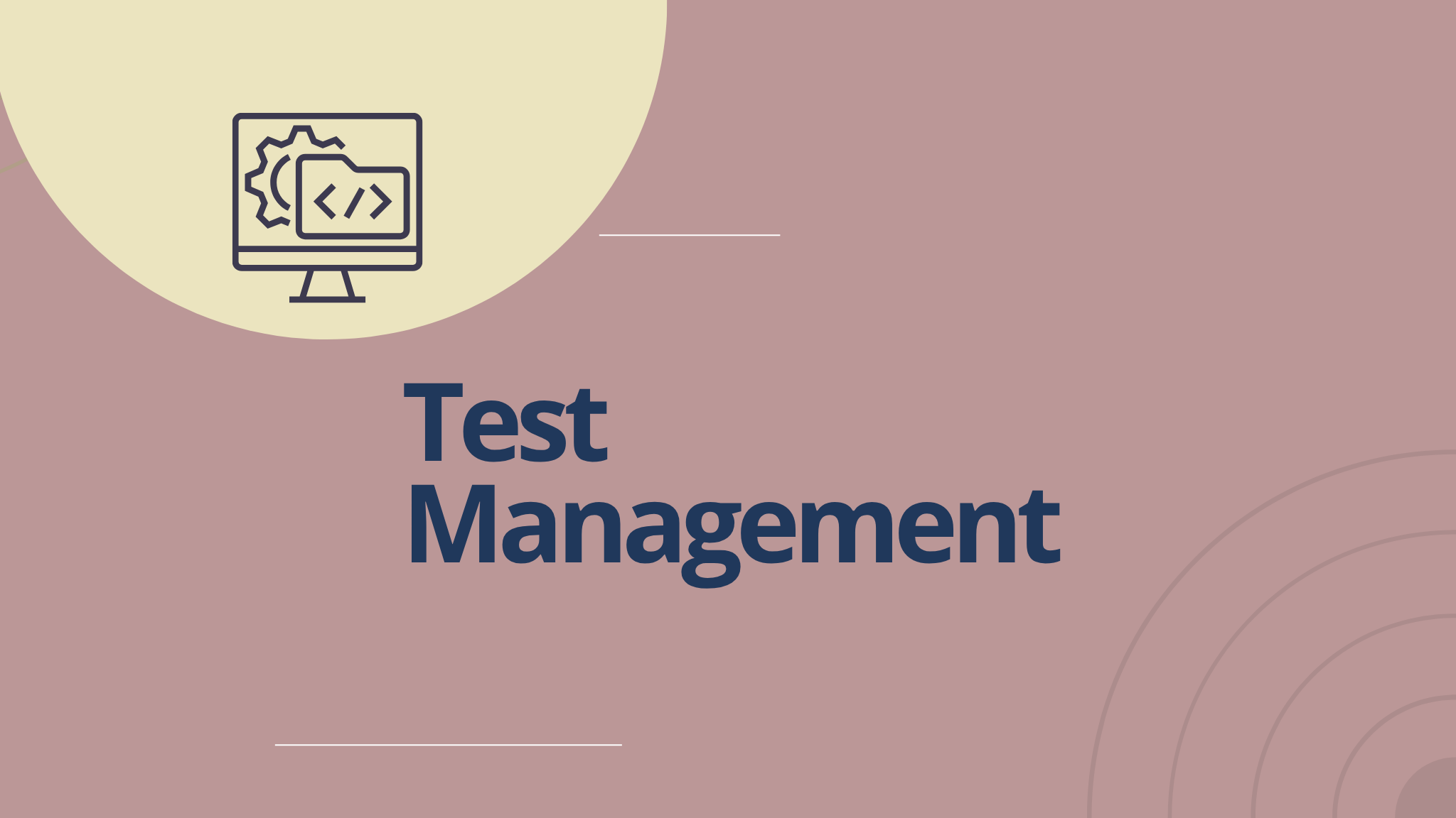 Test Management