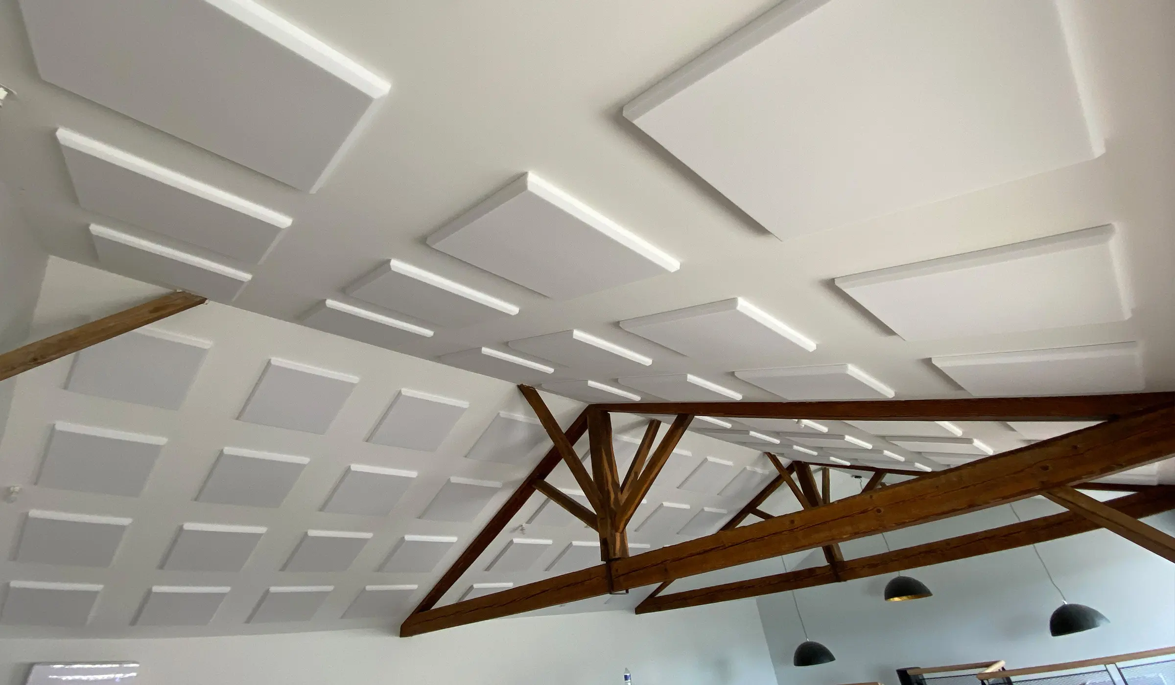 Traitement acoustique Bureaux Vaccari par Xylecho