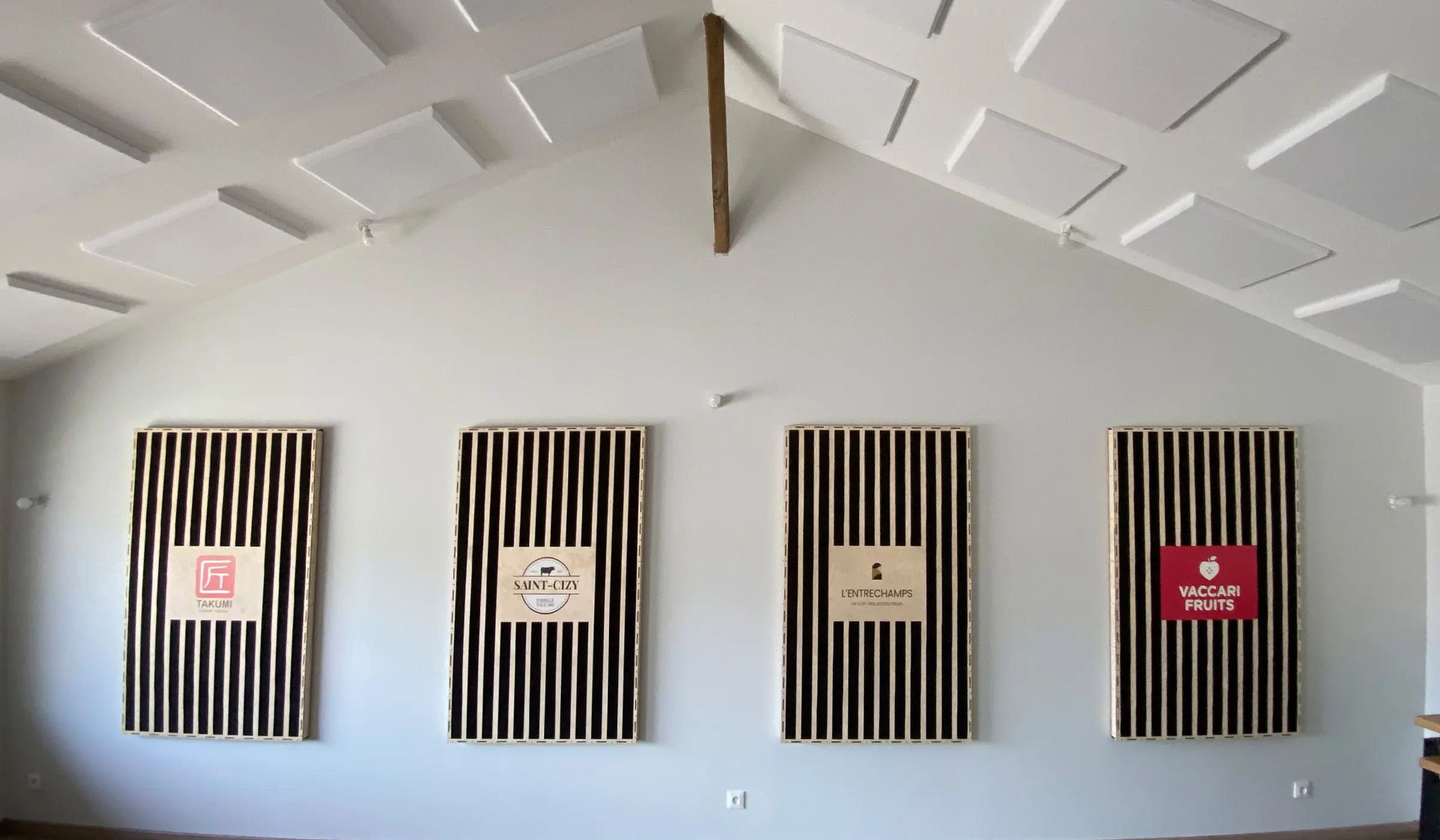 Traitement acoustique Bureaux Vaccari par Xylecho