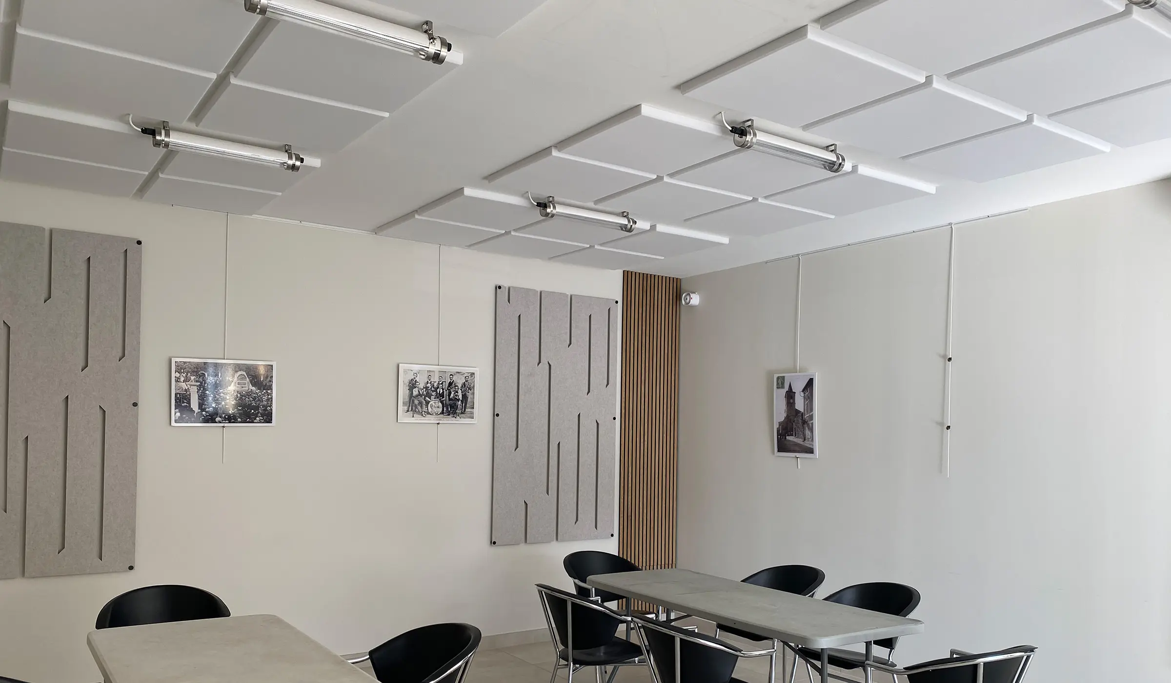 Traitement acoustique Mairie de saint nazaire par Xylecho