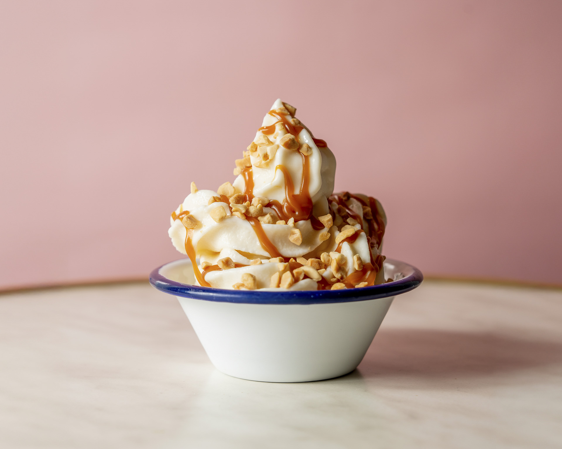 Sundae de Tatie au lait des îles de Jersey - Caramel