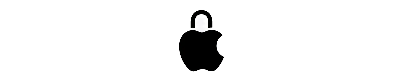 An Apple logo lock.