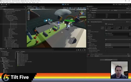 Screenshot of creating a game forTilt Five