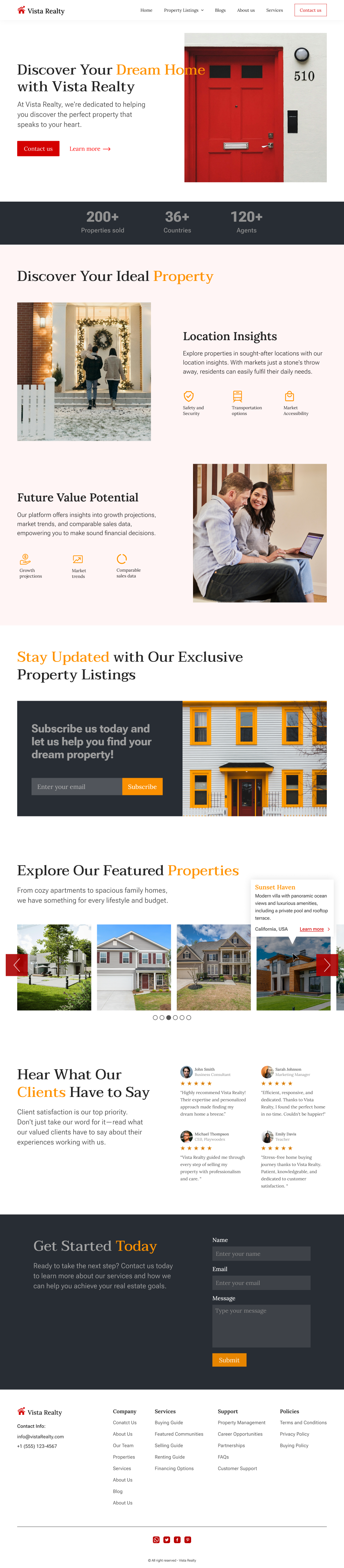 A screenshot of web page