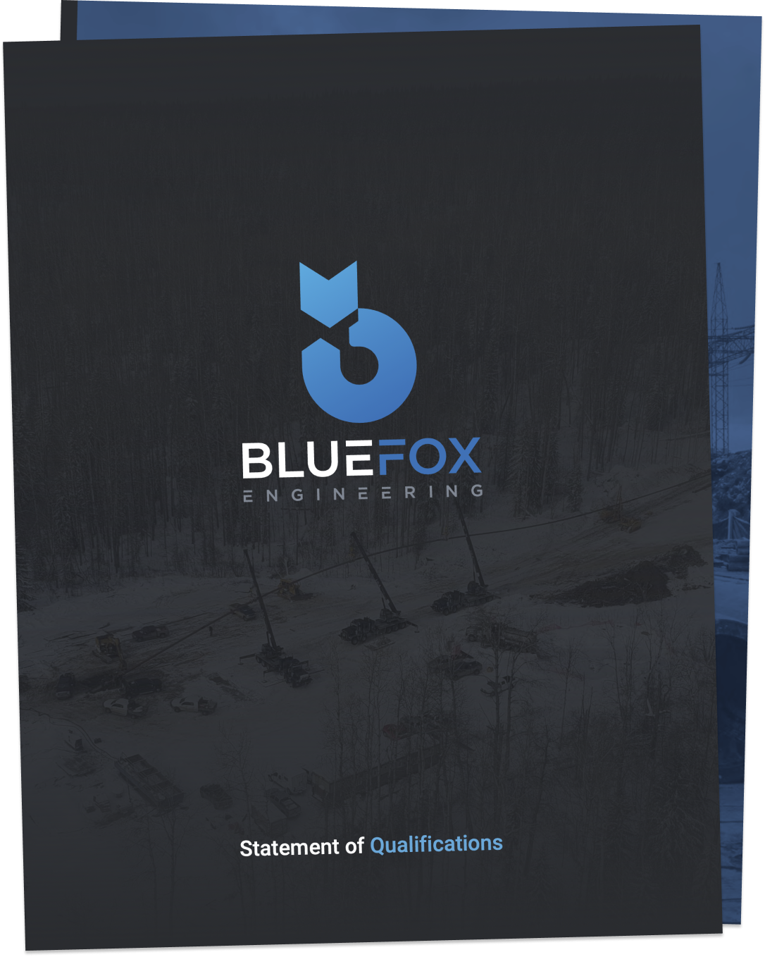Mockup of qualifications brochure
