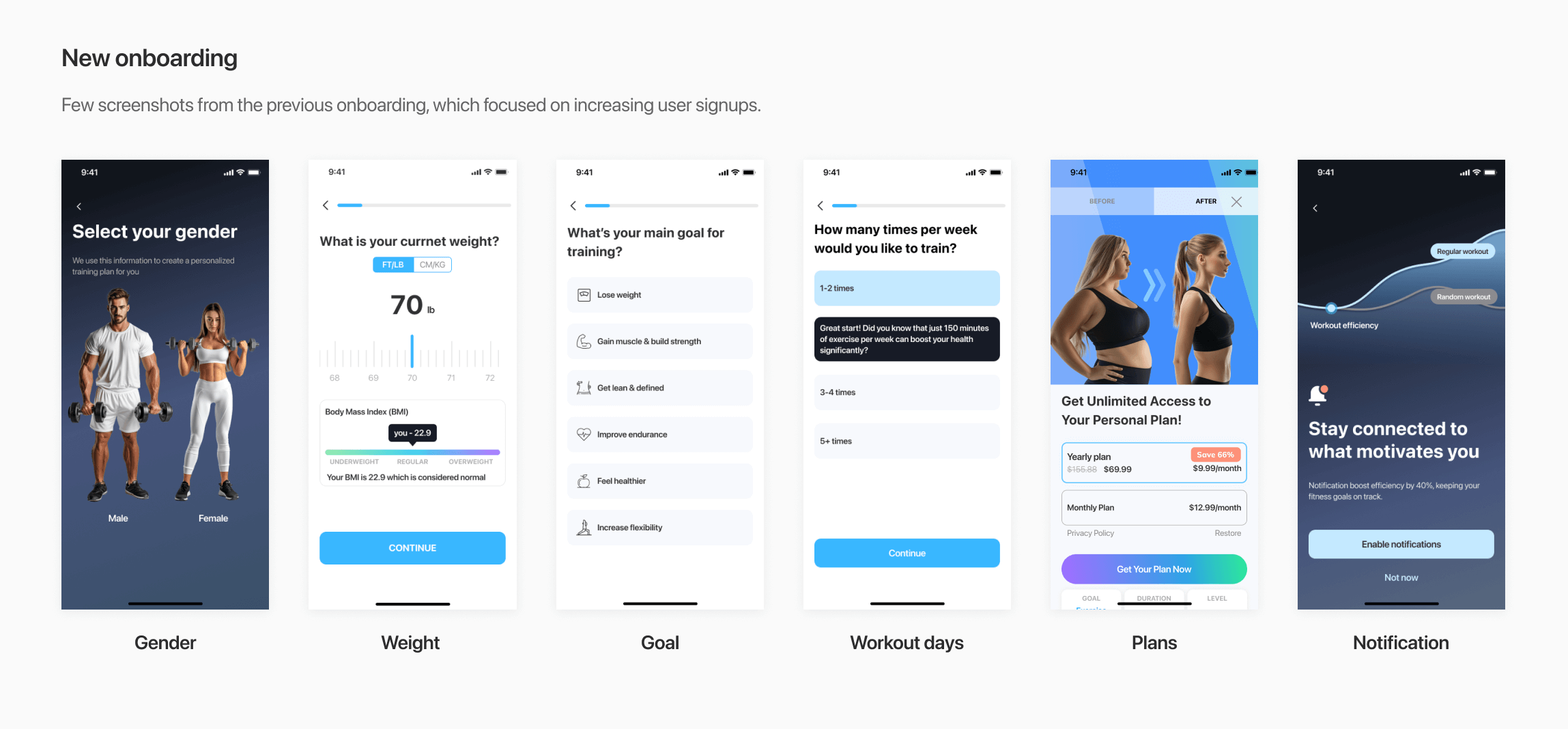 A before after image of mobile interfaces