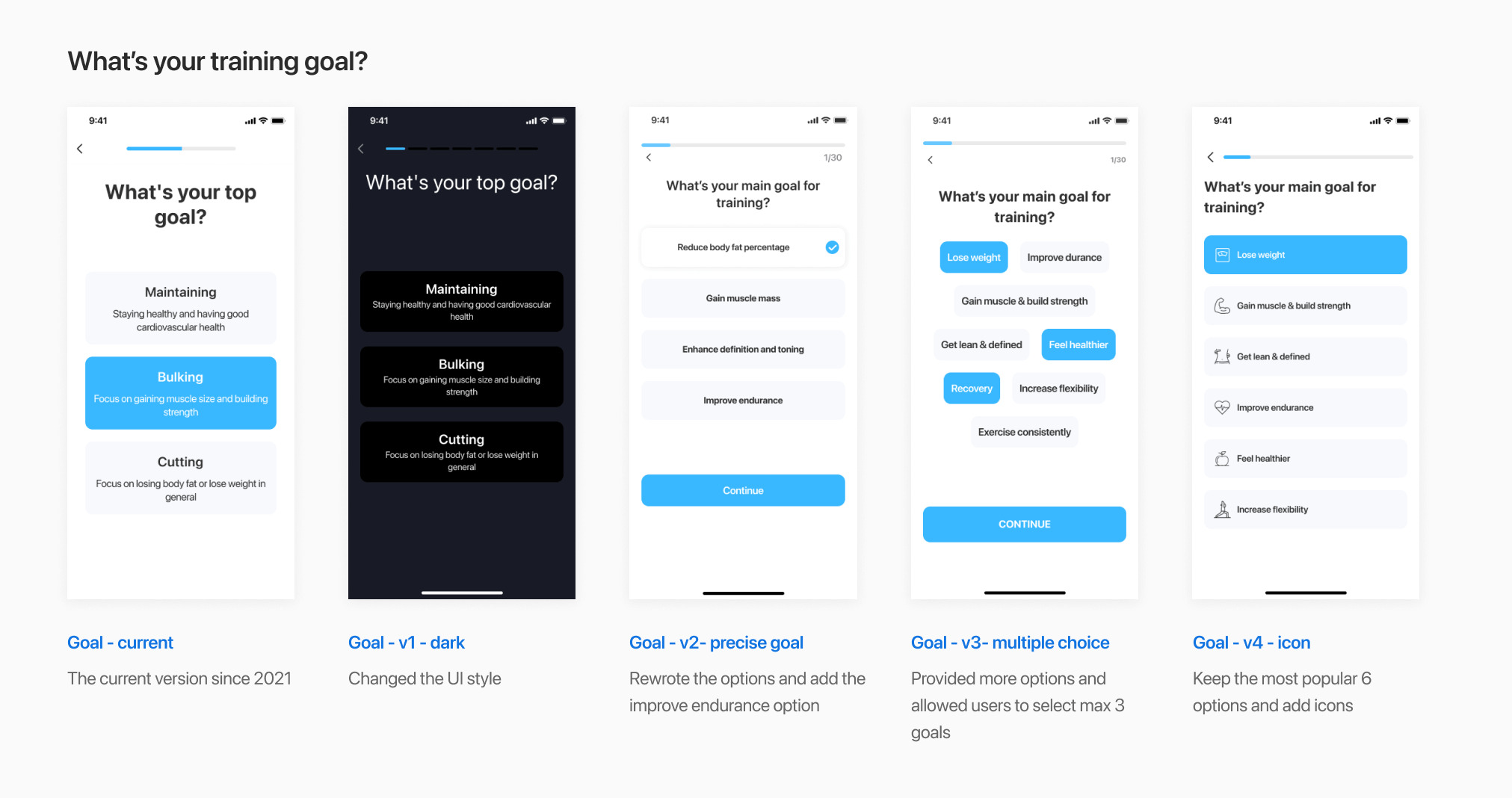 A before after image of mobile interfaces