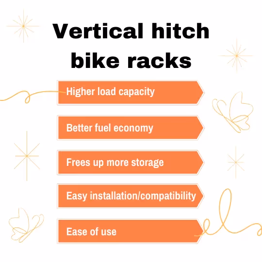 vertical hitch bike rack benefits