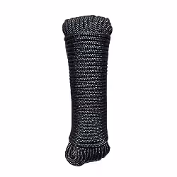 black tie-down rope
