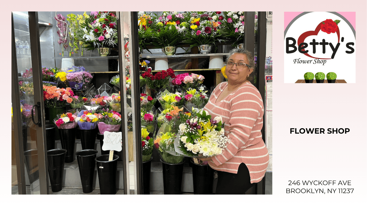 Betty’s Flowers and Variety Inc., a Brooklyn-based flower shop, is one of the many local businesses that Renaissance is proud to have supported through the challenges brought about by the COVID-19 pandemic. The business, which offers fresh flowers, floral arrangements, and a variety of plants, was established in 2015 by Ms. Zoila Rivera, originally from Ecuador.