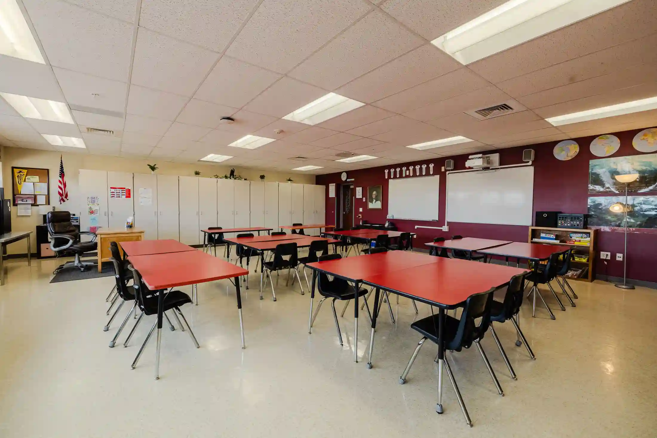 Renovated classroom at Dean Morgan Middle School in Casper, Wyoming
