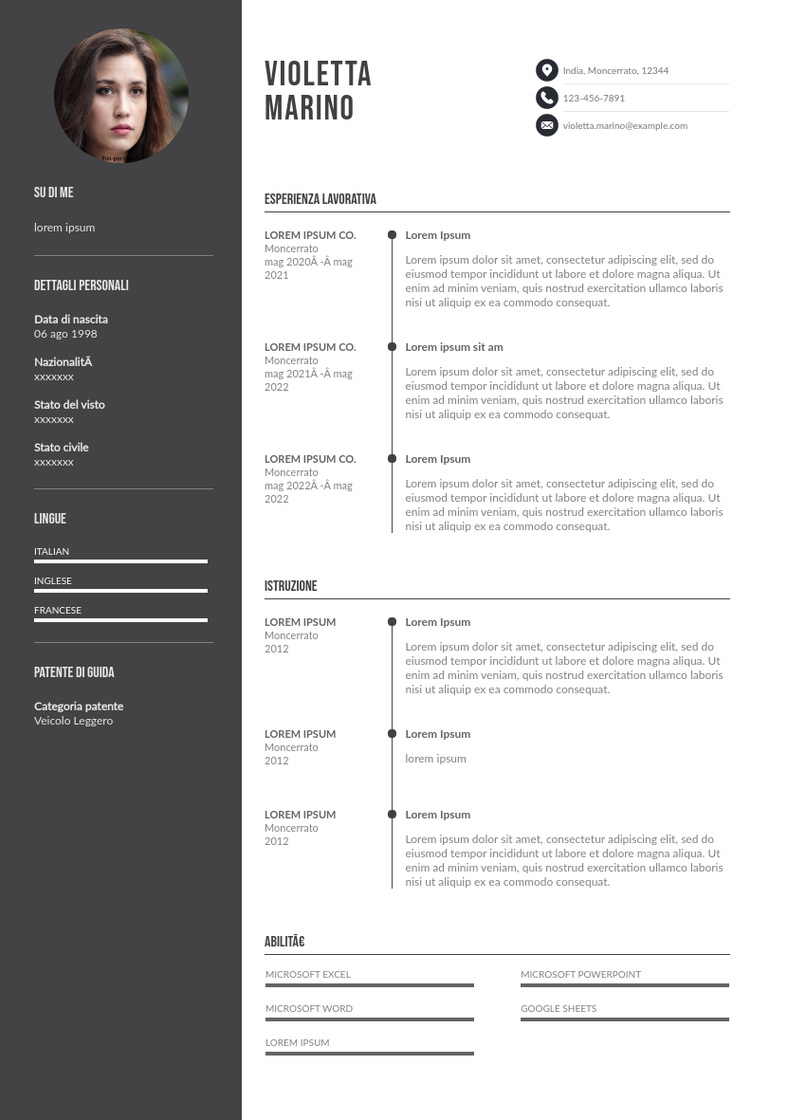 Specialista in Contabilità Fornitori CV scaricabile