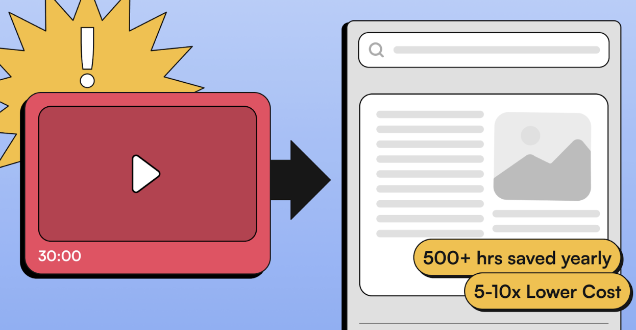 The 500-Hour Help Doc Trap: Why Your Video Library Is Your Biggest Untapped Asset