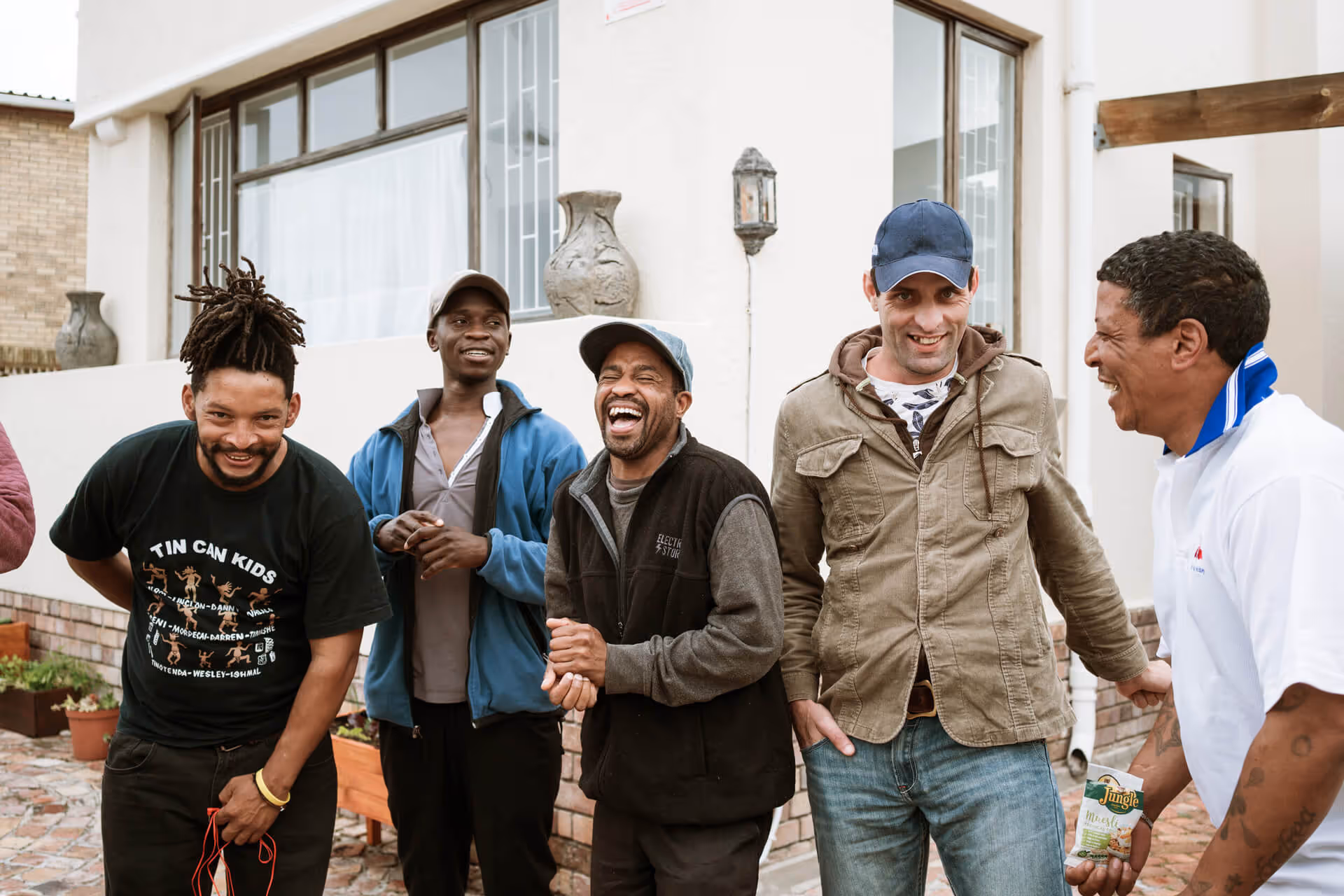 Former homeless individuals who are now residents of our the New Hope house.