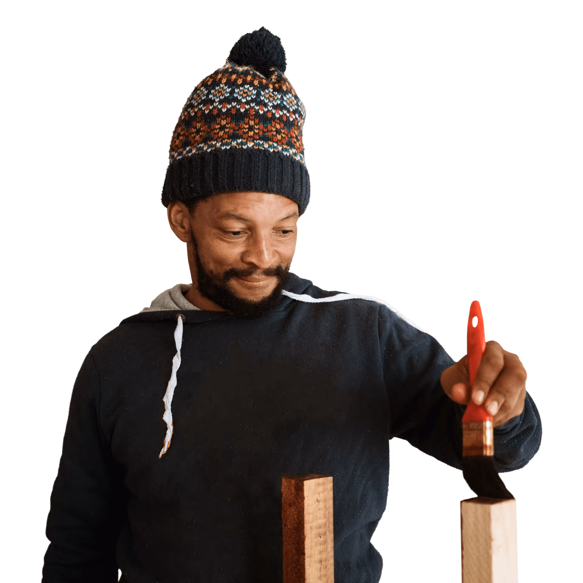 New Hope SA resident works on a product.