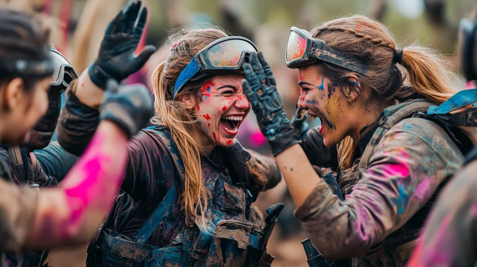 Damen paintball