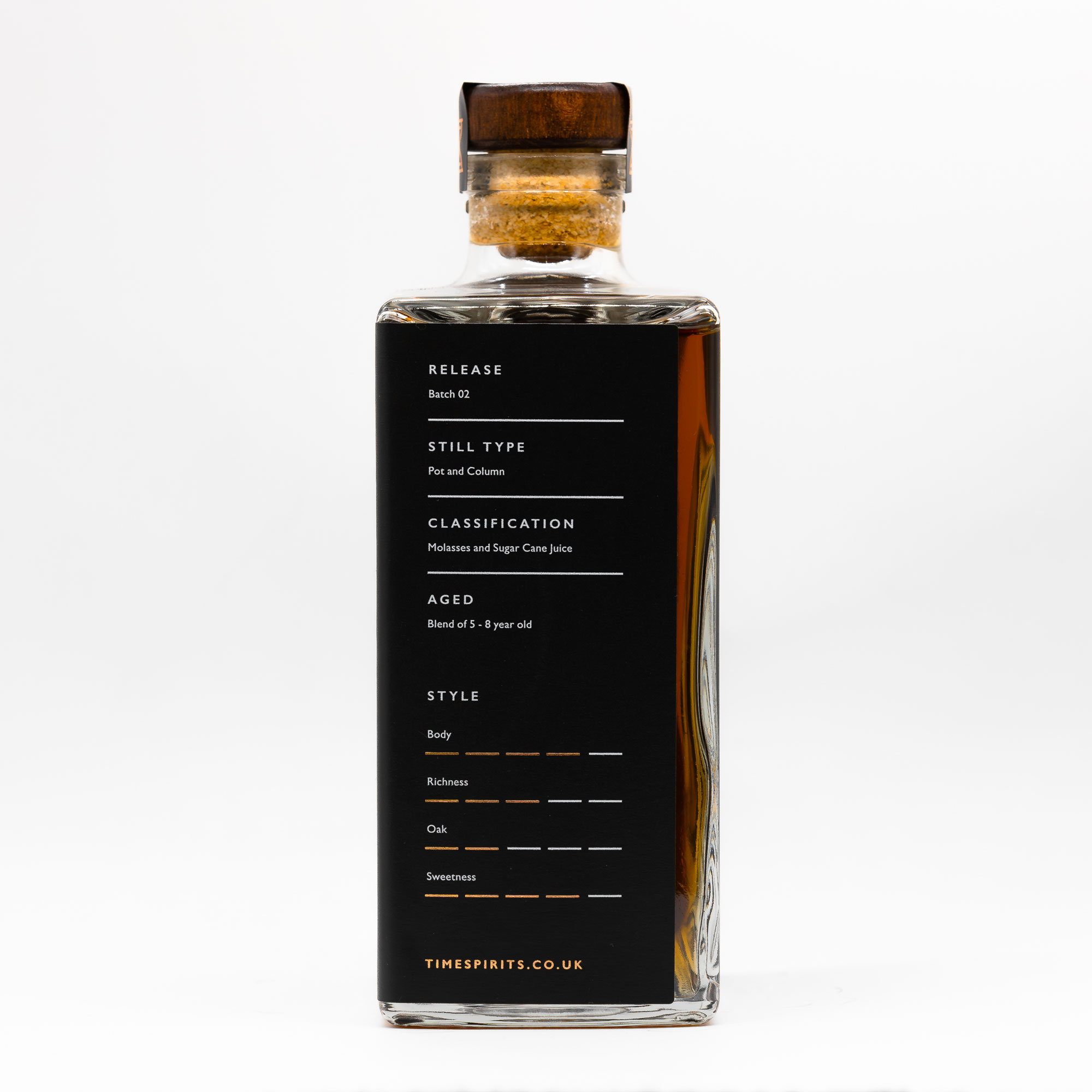 A bottle of Time Spirits Primis Rum